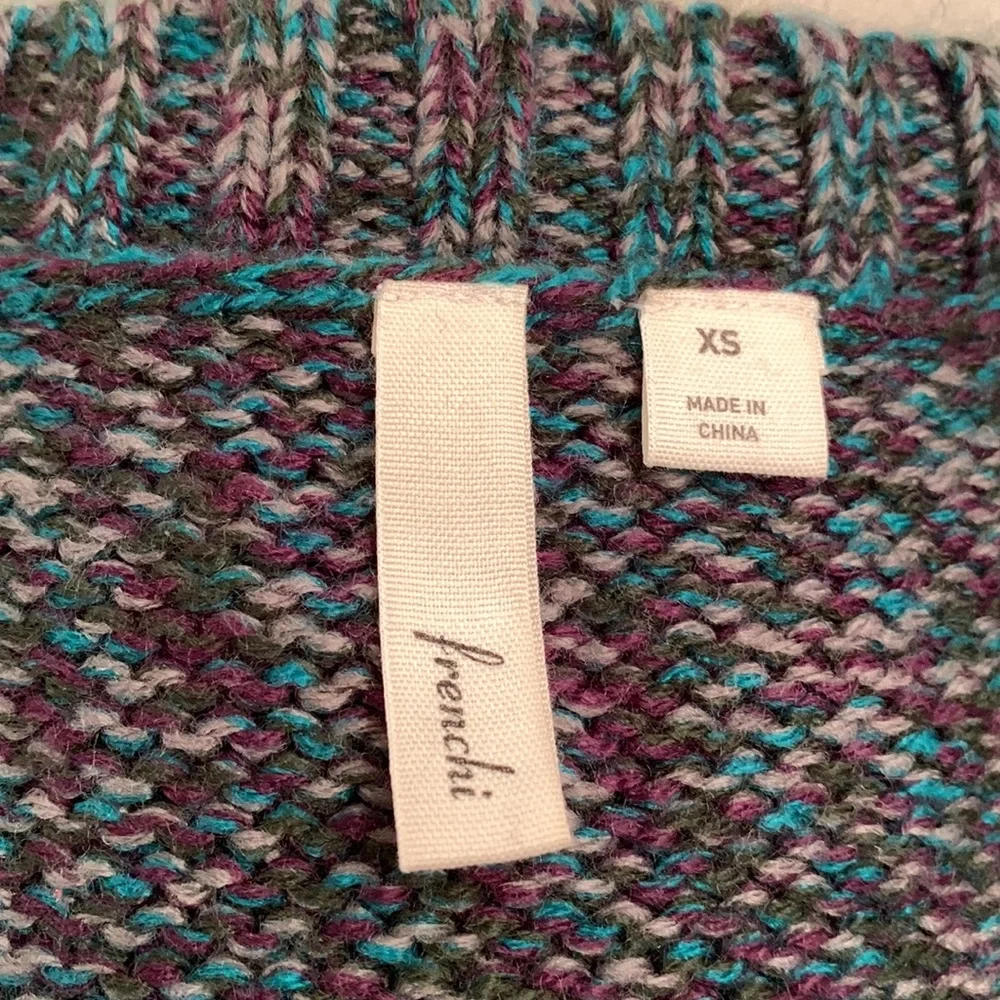 Frenchi Multi Color Sweater Dress Size XS - Picture 4 of 6